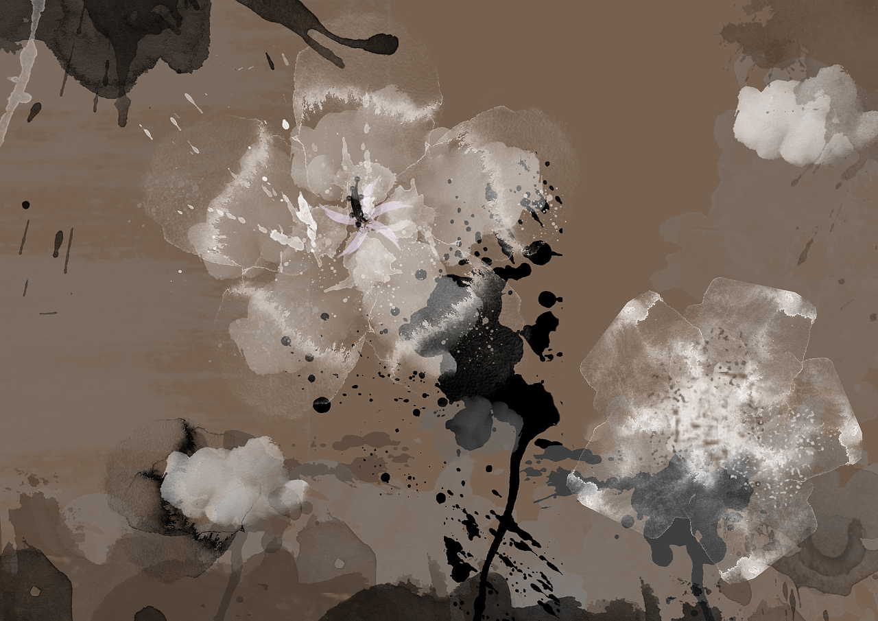      黑白灰三色碰撞