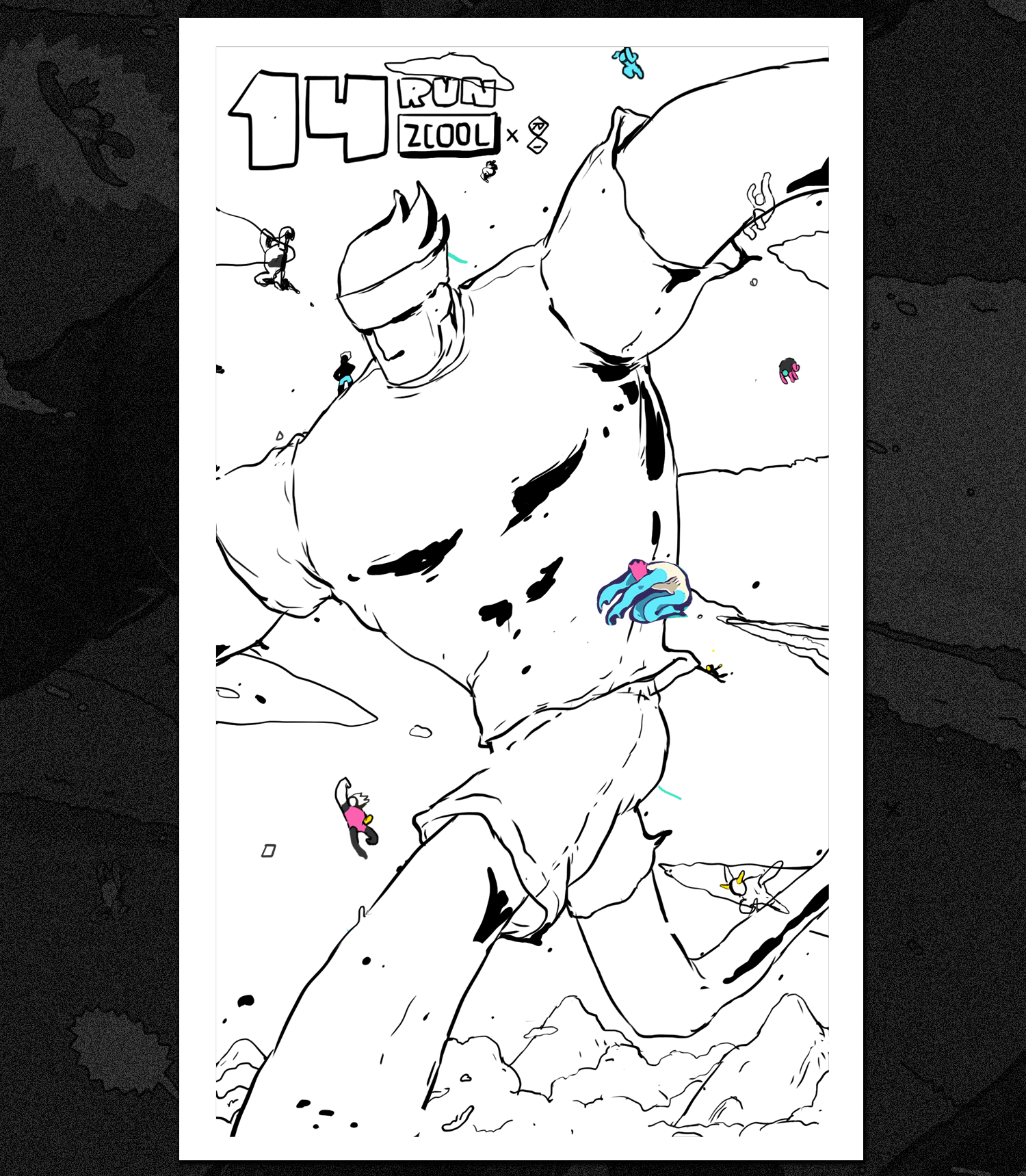 站酷14周年_ZCOOL!（图ZMjE4MTY1Mzk2） - 艺术插画 - 站酷设计师刃一原创素材 - 站酷ZCOOL