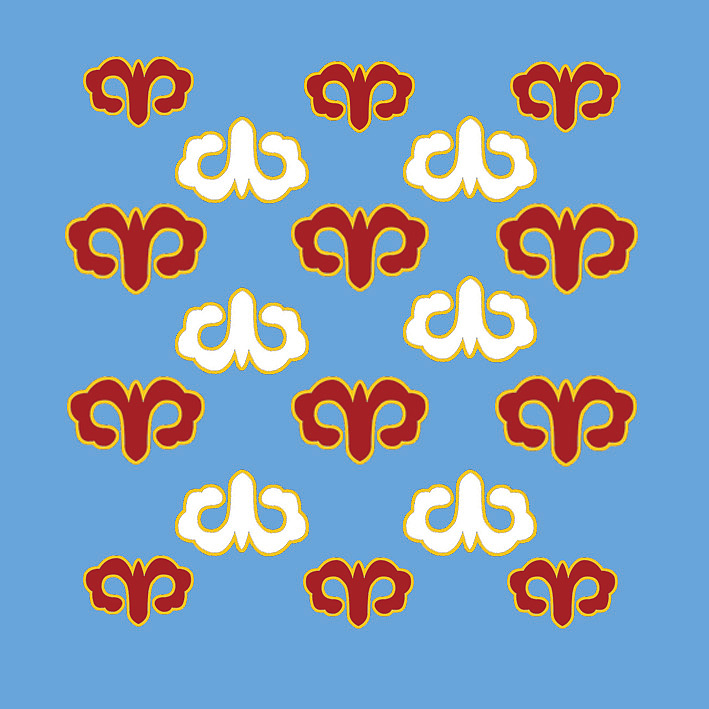 羌族传统纹样自己改编