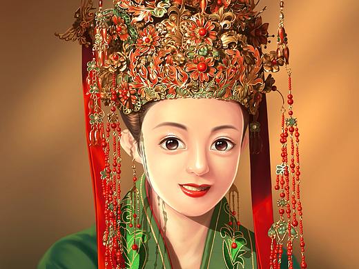 Ipad插画习作-明兰出嫁那天