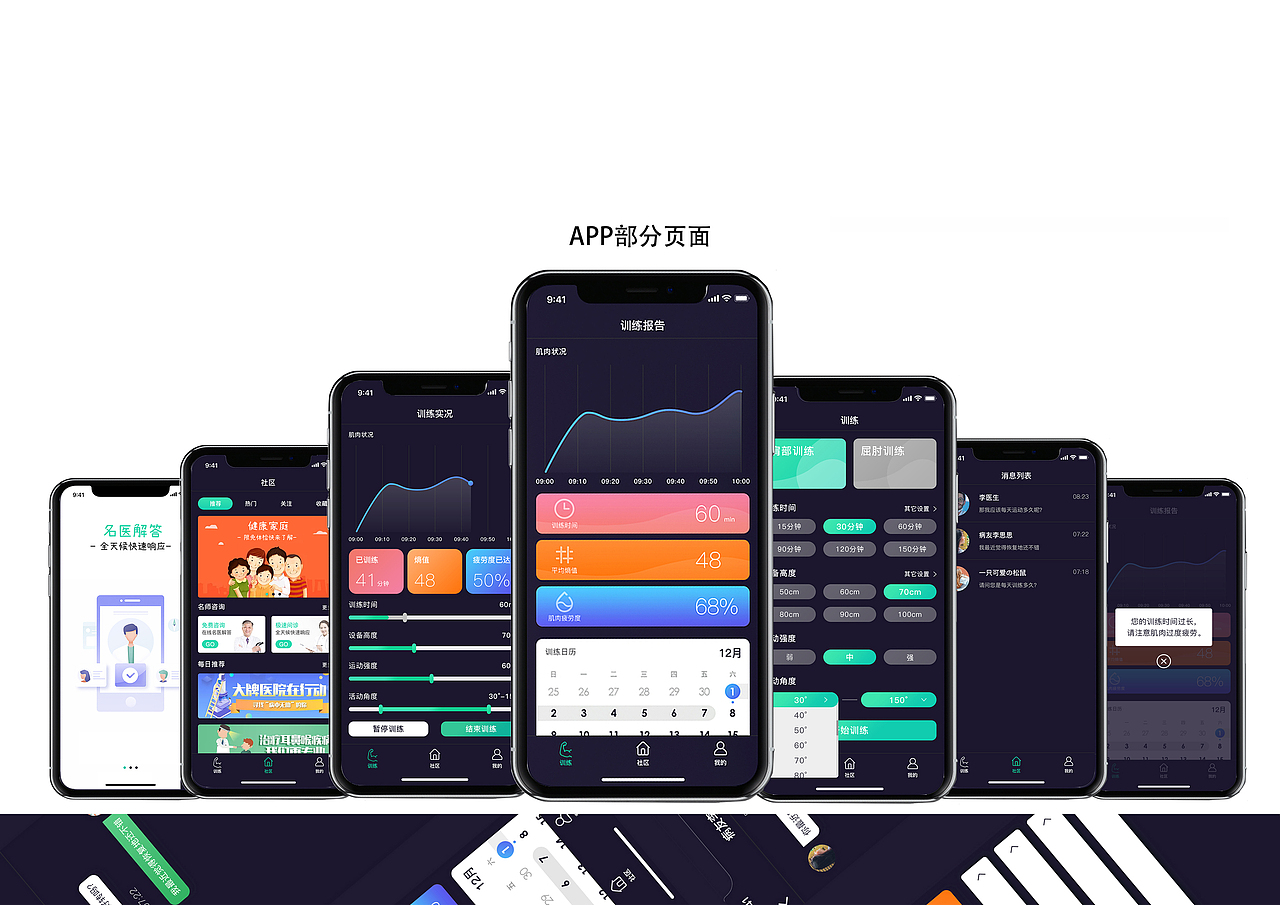 基于sEMG肌肉疲劳分析的上肢康复产品APP