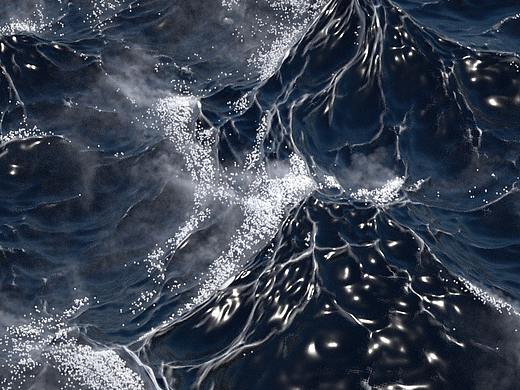 C4D 海浪/浪花效果（個人主頁-ZNTQwNzgxNTY=） - 動畫/影視 - 站酷設(shè)計師遮蔽的天空_原創(chuàng)素材 - 站酷ZCOOL