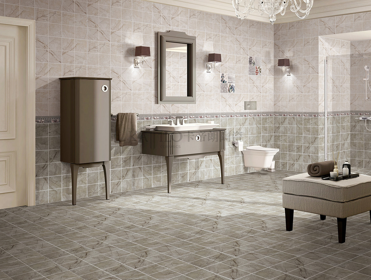 卡帝朗陶瓷设计  瓷片空间装饰效果展示