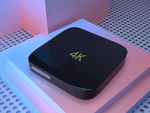 C4D建模&OC渲染电视机顶盒