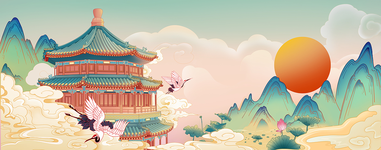 佛香閣（圖ZMjA3NDA3NzA0） - 商業(yè)插畫 - 站酷設計師小唐同學tt原創(chuàng)素材 - 站酷ZCOOL