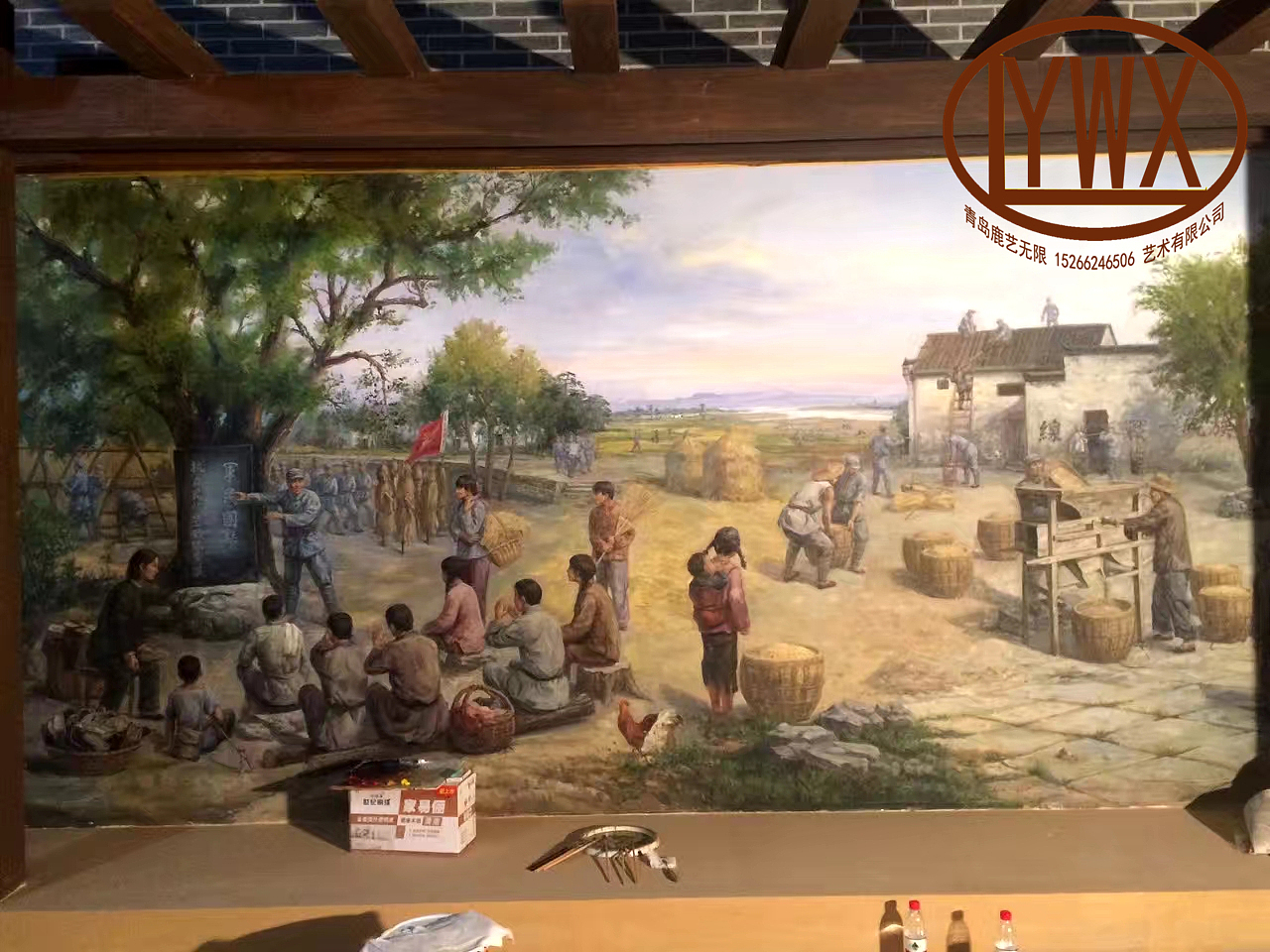 湖南株洲博物馆历史纪实壁画