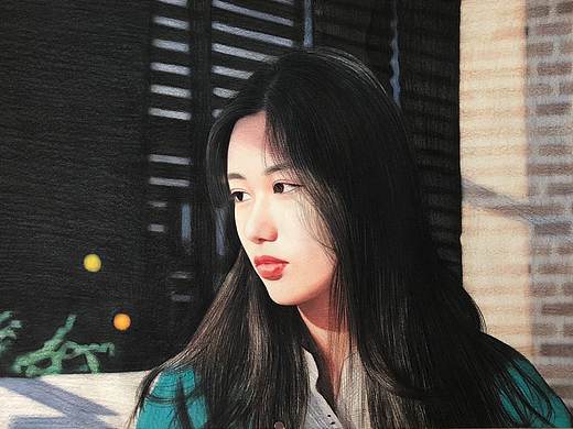 彩铅人物手绘