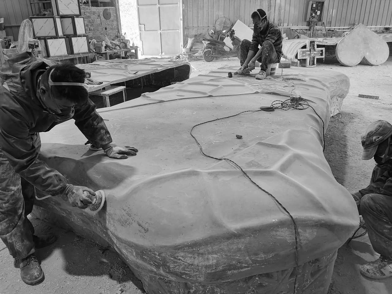 户外实景演出雕塑车台（图ZMjQ0MzkxOTU2） - 雕塑 - 站酷设计师倪尚原创素材 - 站酷ZCOOL