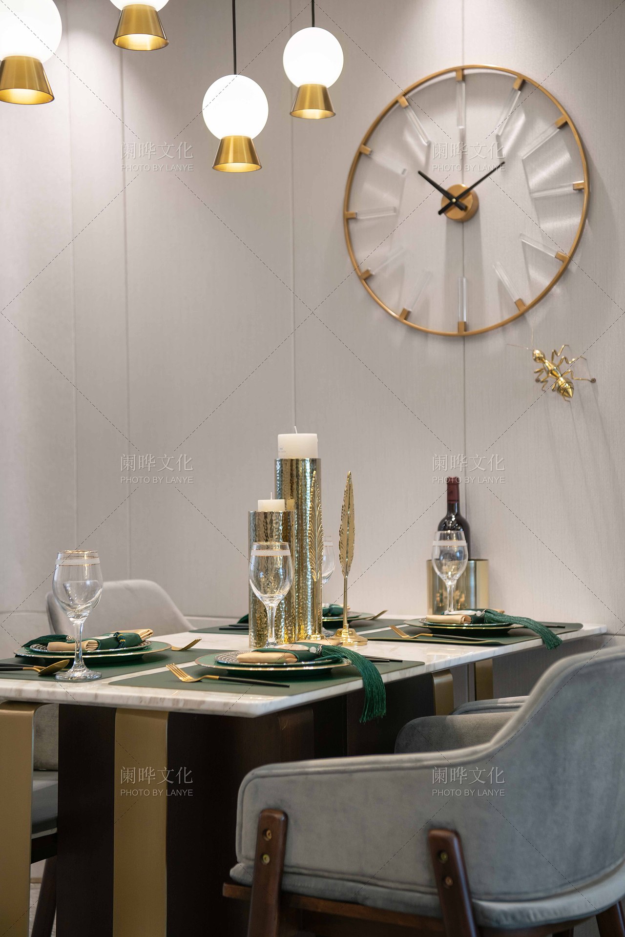 室内空间摄影 | 现代轻奢风样板房空间摄影