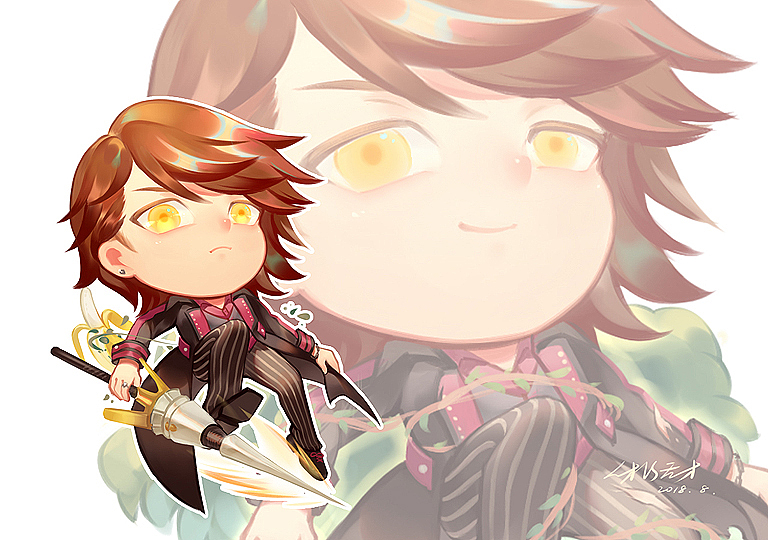 假面骑士铠武 q版挂件图