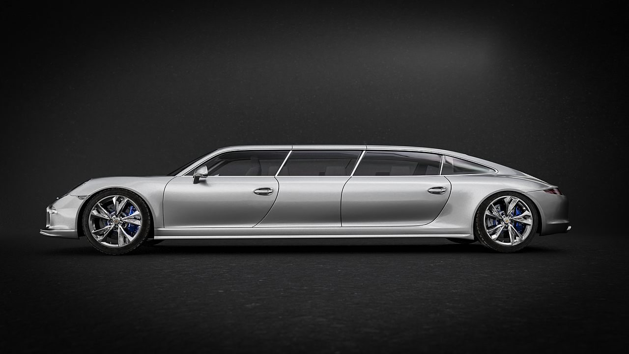 Porsche 91111 保时时时捷加长版 - Blender渲染