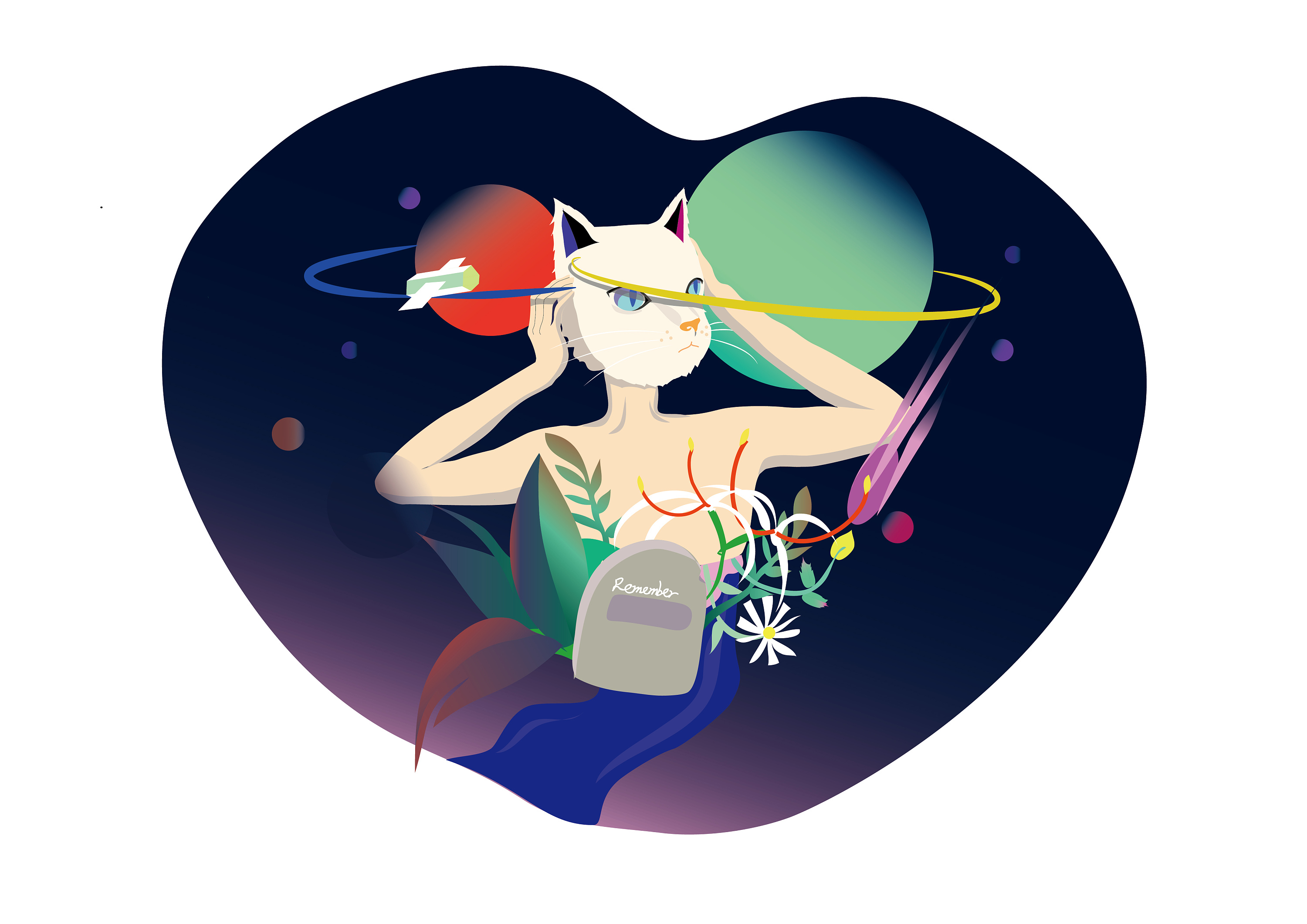 毕业设计插画创作