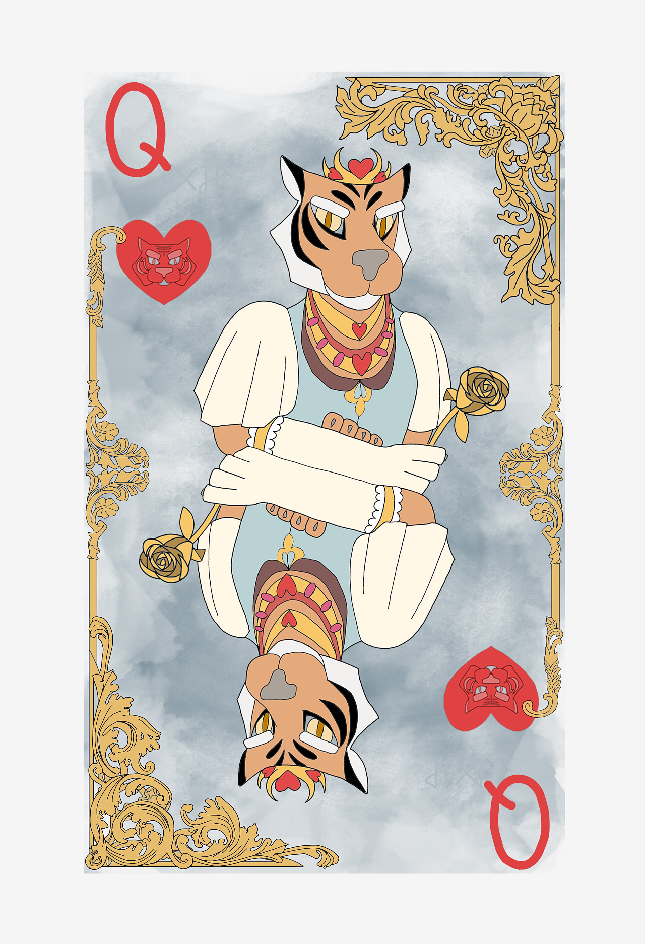 老虎扑克设计|插画|创作习作|会飞的海森堡 - 原创作品 - 站酷 (zcool