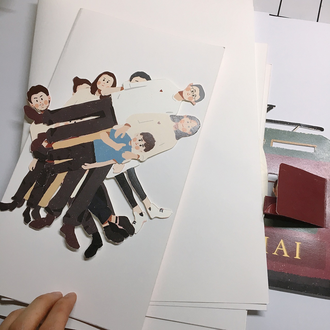 我把插画做成了立体书（图ZMTU4NjE5MDYw） - 绘本 - 站酷设计师许萌萌萌原创素材 - 站酷ZCOOL