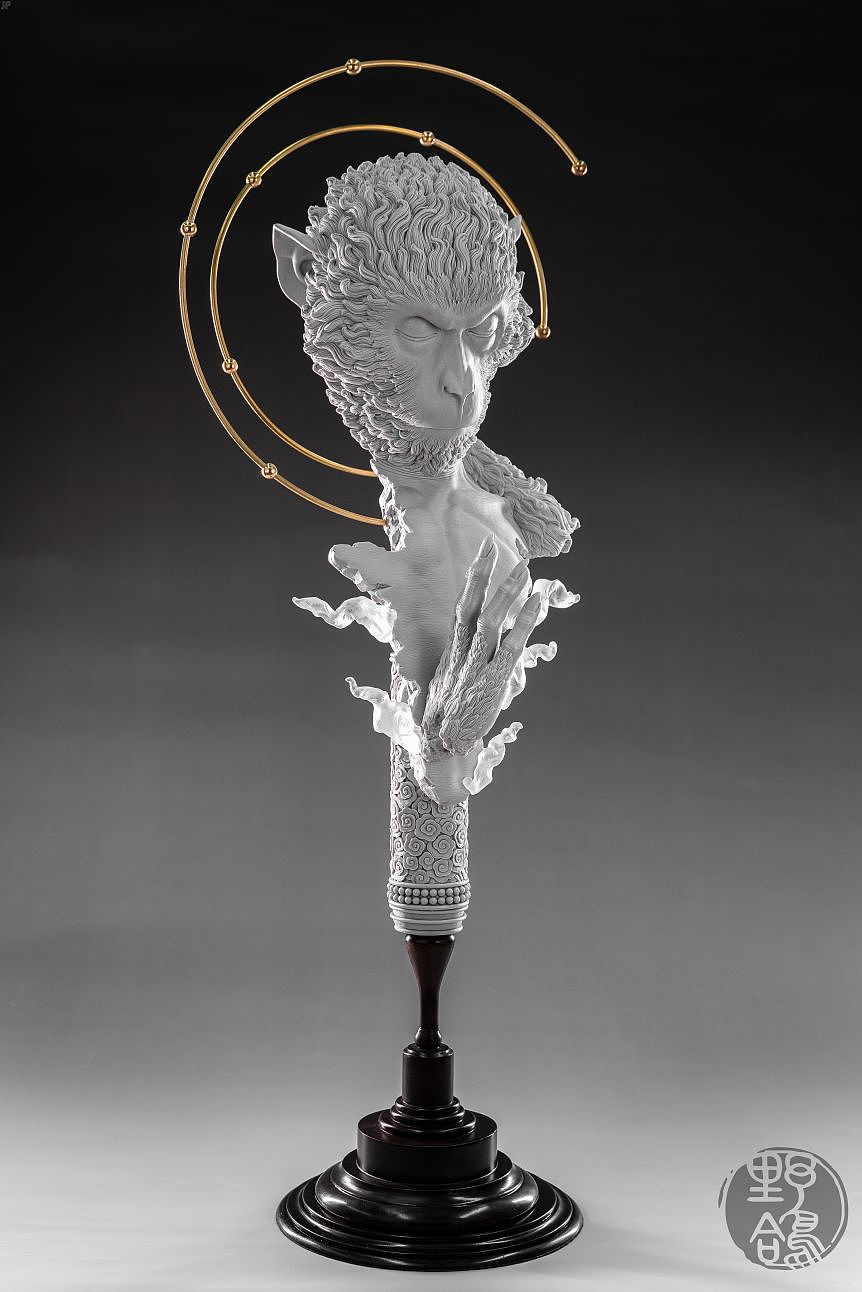 野鸽原创雕塑Gk作品《空》