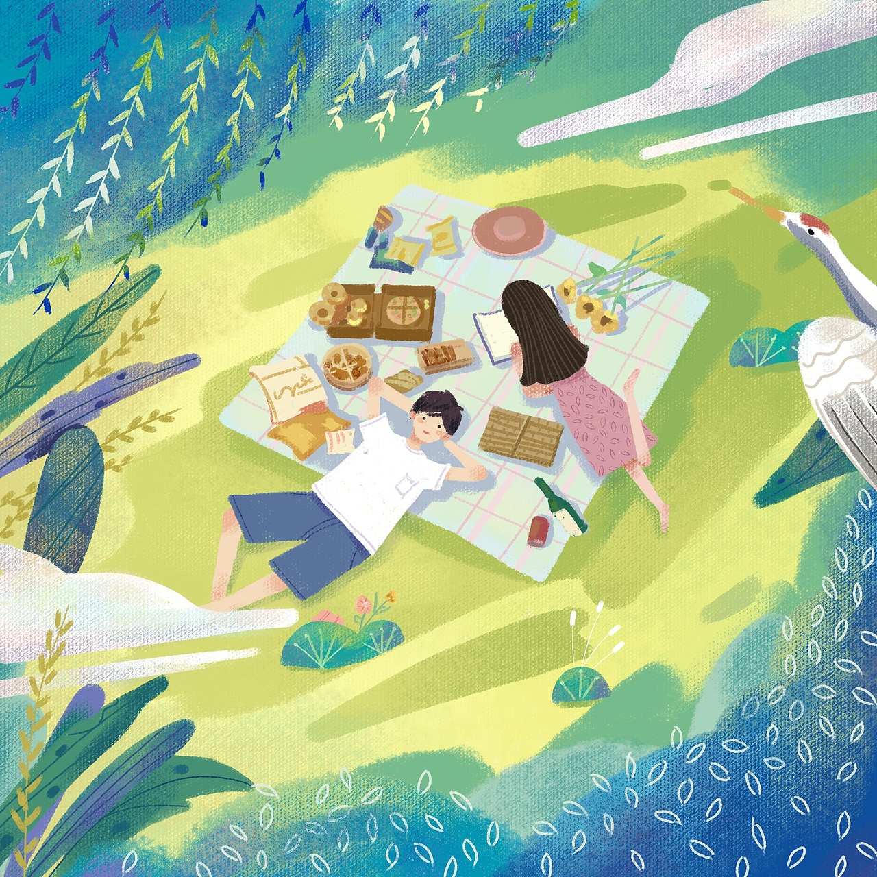 「那些我想和你一起做的事」（圖ZMjA2MDY0NTcy） - 商業(yè)插畫 - 站酷設(shè)計師西西李的世界原創(chuàng)素材 - 站酷ZCOOL