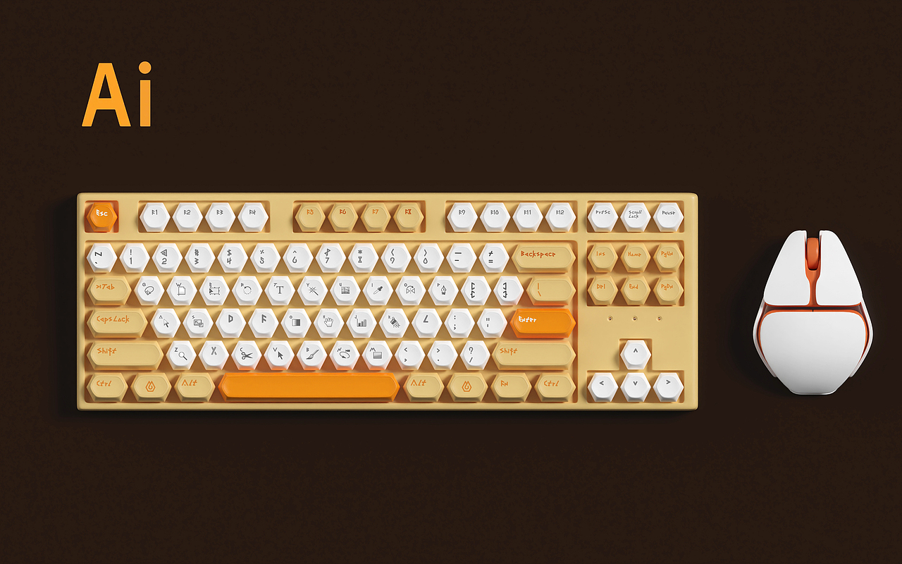 #即时造生活#“即即时时”设计师键鼠DIY套装（图ZMzEwMjIwNTk2） - 宣传物料 - 站酷设计师请叫我阿星原创素材 - 站酷ZCOOL