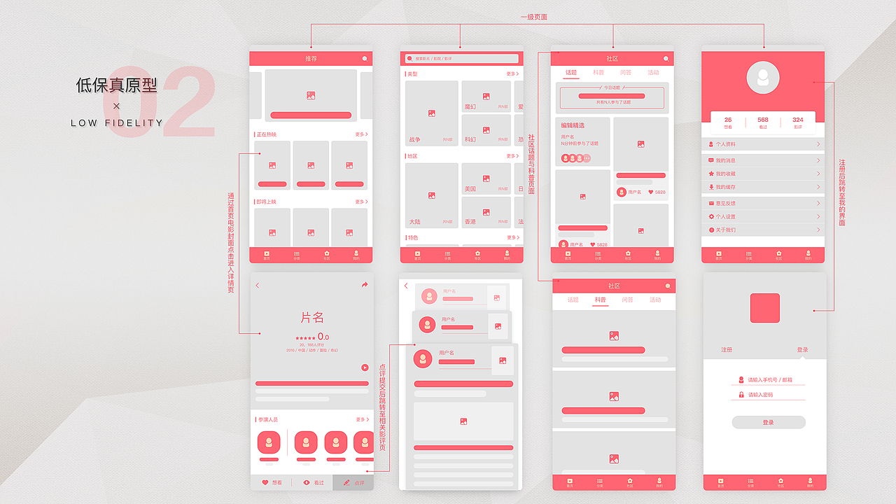 APP UI电影影评社群(图ZMTUwNDY1MjUy) - APP界面 - 站酷设计师阿孙孙孙儿原创素材 - 站酷ZCOOL