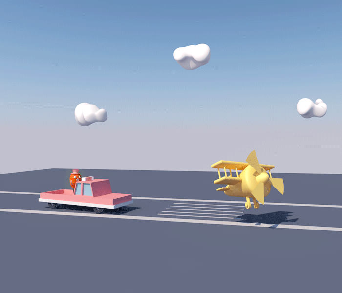 c4d动画小练习|三维|其他三维|黑猫警长_zhang_原创作品-站酷zcool