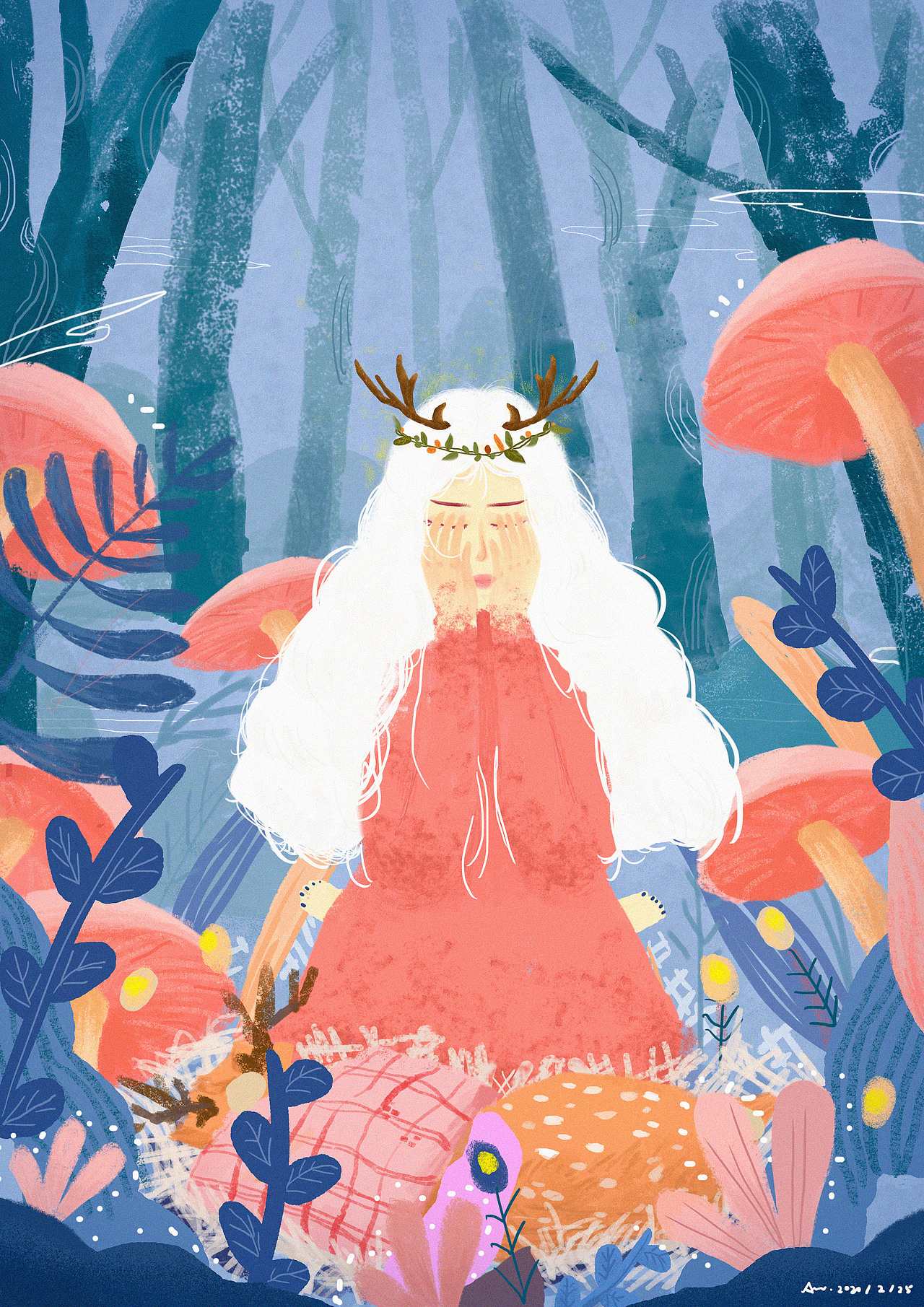 鹿（图ZMTk3NDExMjA4） - 概念设定 - 站酷设计师升级打怪AC原创素材 - 站酷ZCOOL