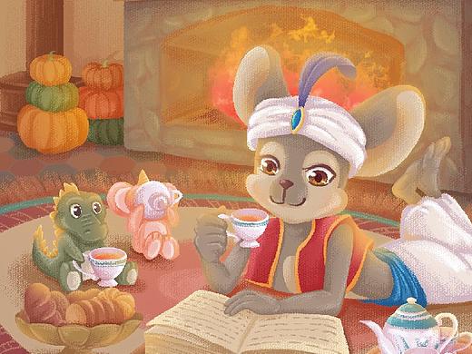 2020年凤龙湾小镇节气类插画推图