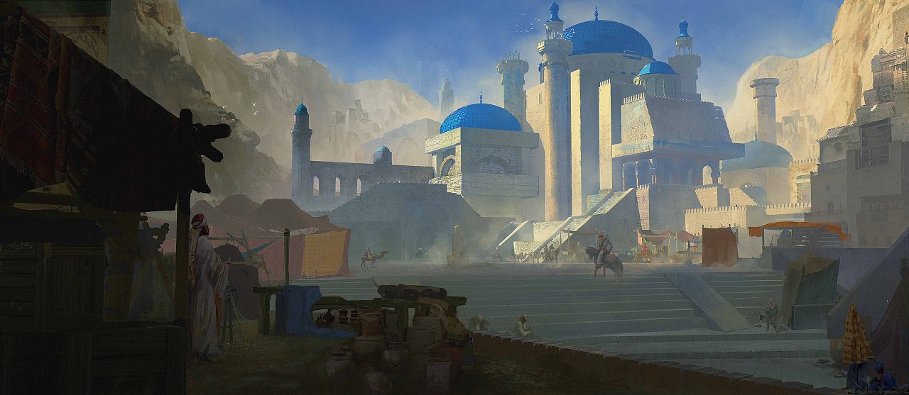 西域疆地|插画|概念设定|北渡鱼 - 原创作品 - 站酷 (zcool)