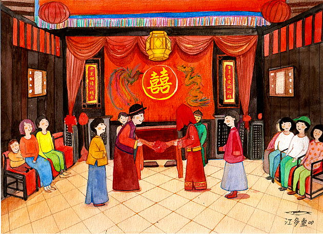 岭南天地（图ZMjY5OTQxNjA=） - 商业插画 - 站酷设计师江多鱼原创素材 - 站酷ZCOOL
