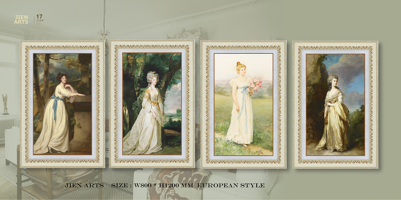 #欧式古典#实物画;装饰画、效果图、国画、大堂挂画、饰品、摆件、软装配画、室内设计