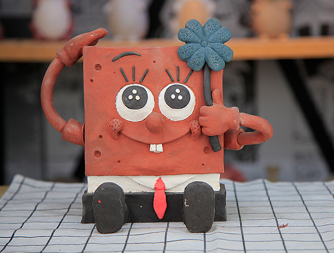 经典动漫人物陶艺形象赏析,陶艺店,开陶艺店,陶艺店加盟,加盟陶艺店,时指间陶艺,陶艺作品,