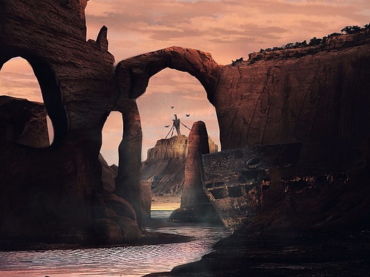 末日场景气氛概念设定