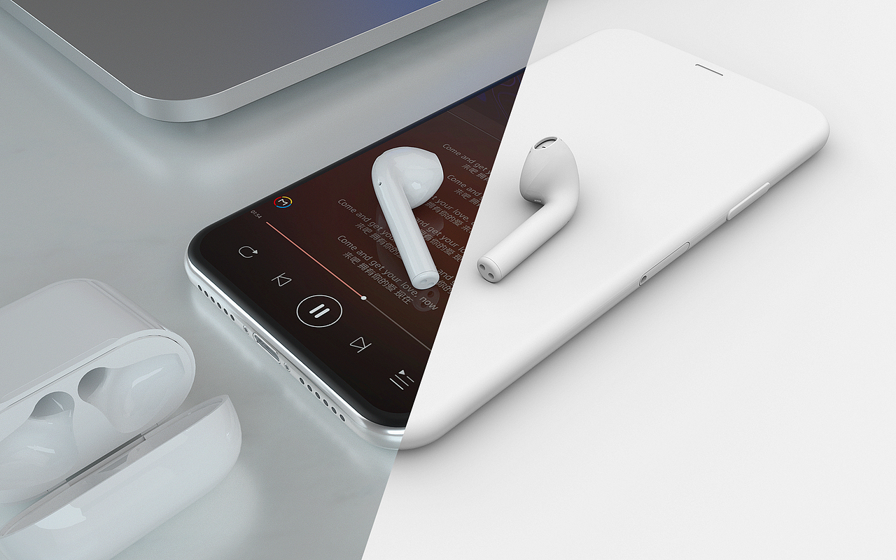 Apple 电子产品渲染