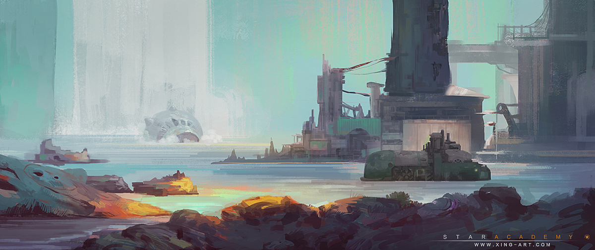 星雨精品班往期学员习作选登-场景篇