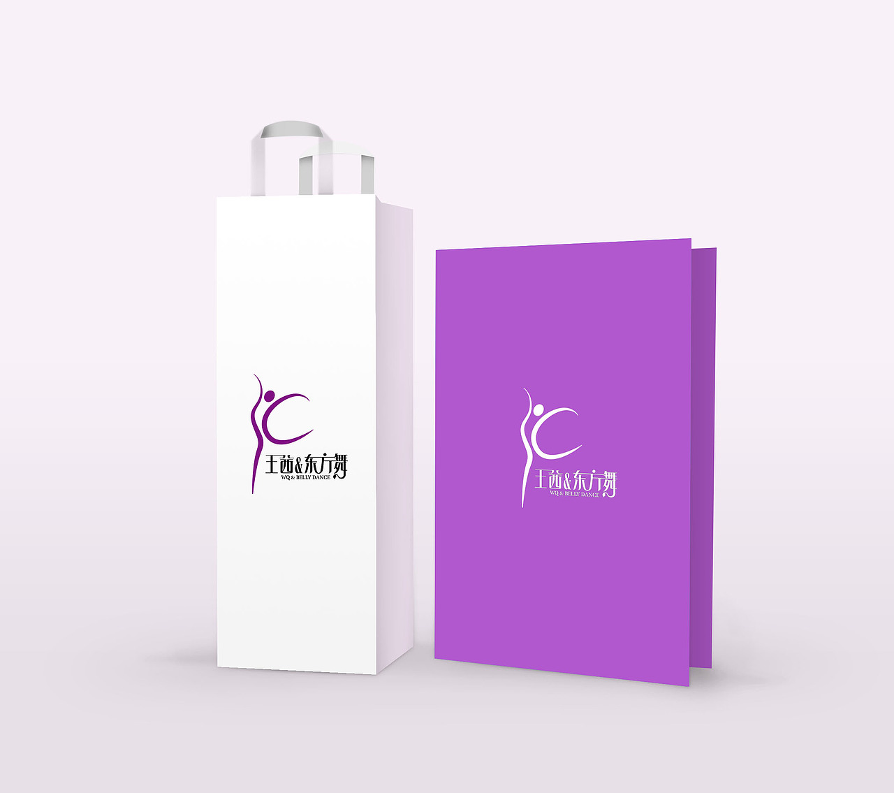 王茜＆东方舞logo及应用效果（图ZMjI4MDA2MDA=） - Logo - 站酷设计师peng_89原创素材 - 站酷ZCOOL