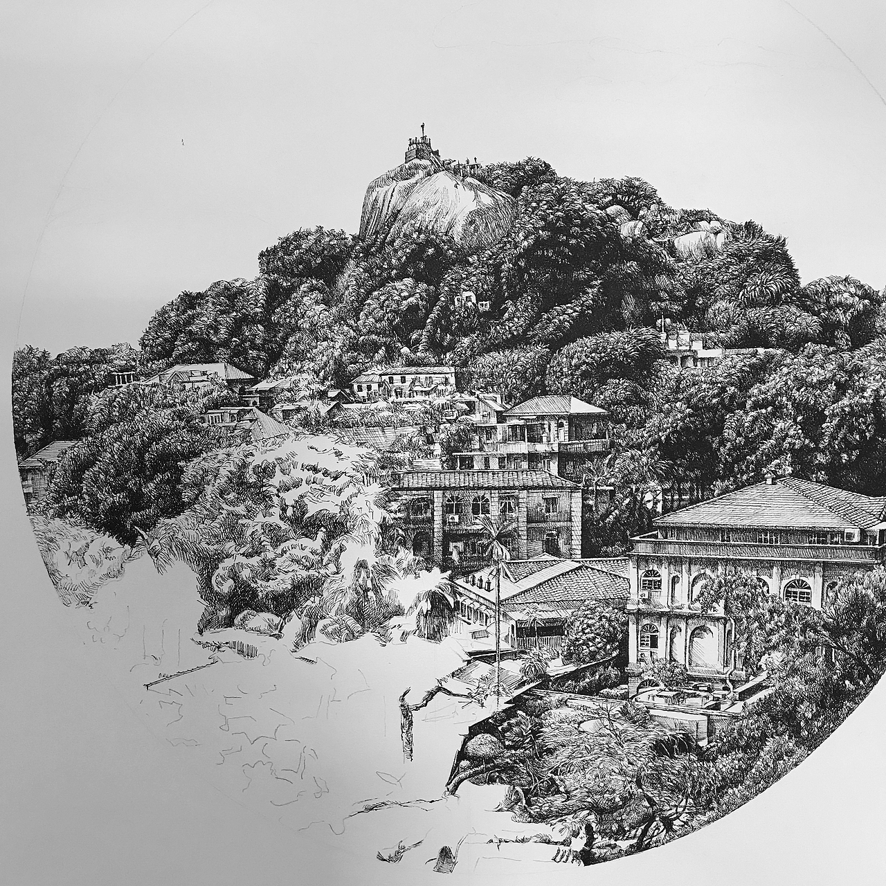 海上花园——鼓浪屿（图ZOTIzMDUwNjA=） - 绘画 - 站酷设计师ohwa俊桦原创素材 - 站酷ZCOOL