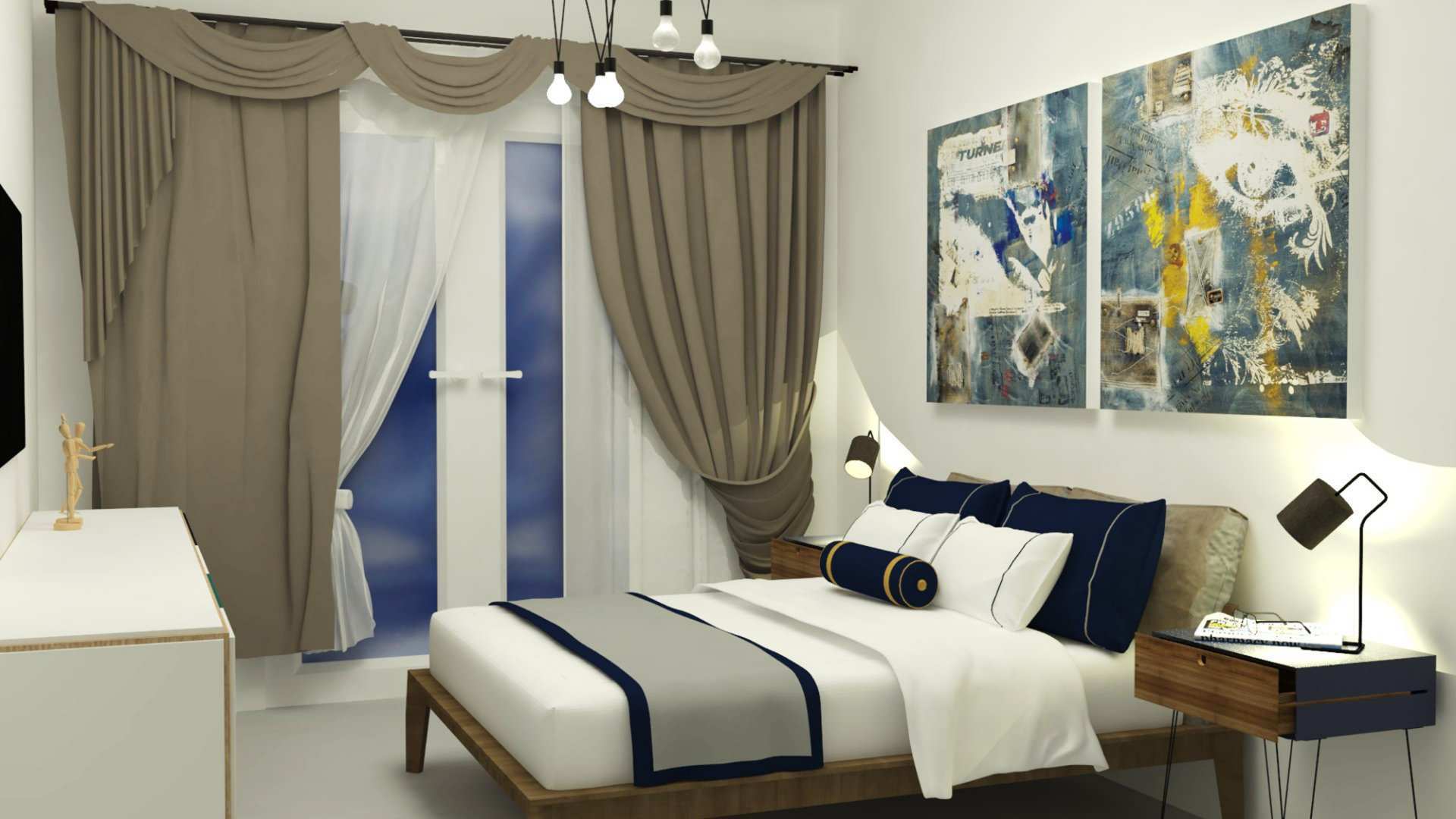 草图大师室内渲染