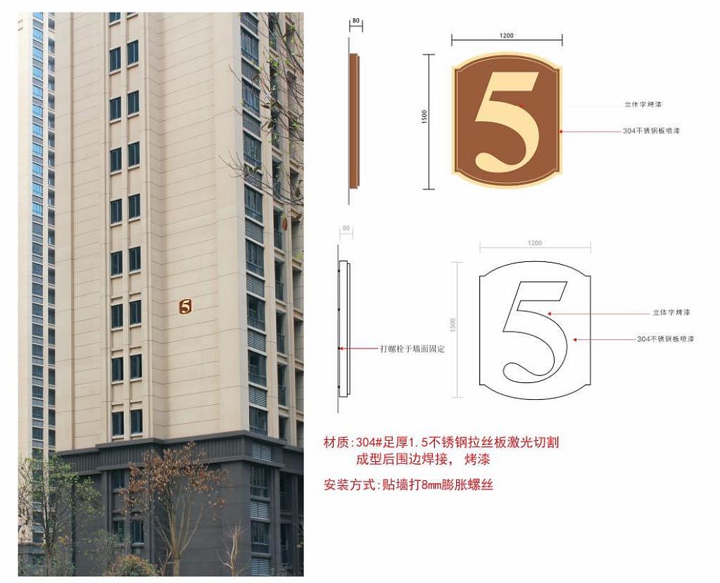 鳌祥佳园——标识导向（图ZMTc0OTAwODE2） - 商业空间设计 - 站酷设计师标识设计库原创素材 - 站酷ZCOOL