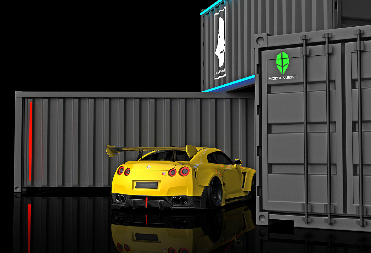 GTR 宽体套件原创设计（图ZMTkxNjA3NzQw） - 交通工具 - 站酷设计师机器人2050原创素材 - 站酷ZCOOL