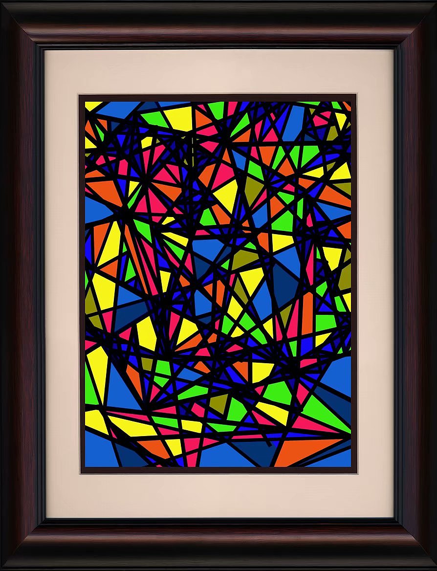 抽象画与拼贴画