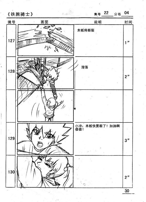 2010动画连续剧铁腕骑士分镜