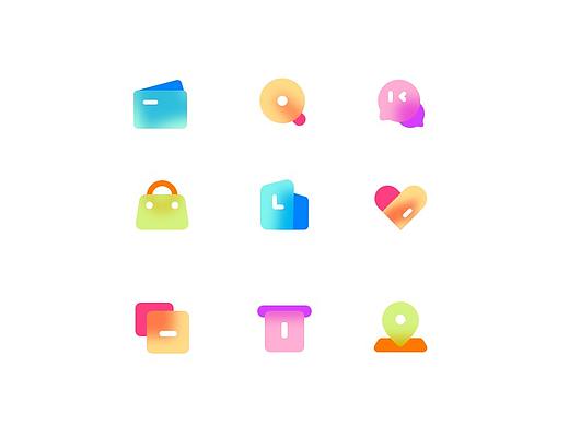 毛玻璃图标