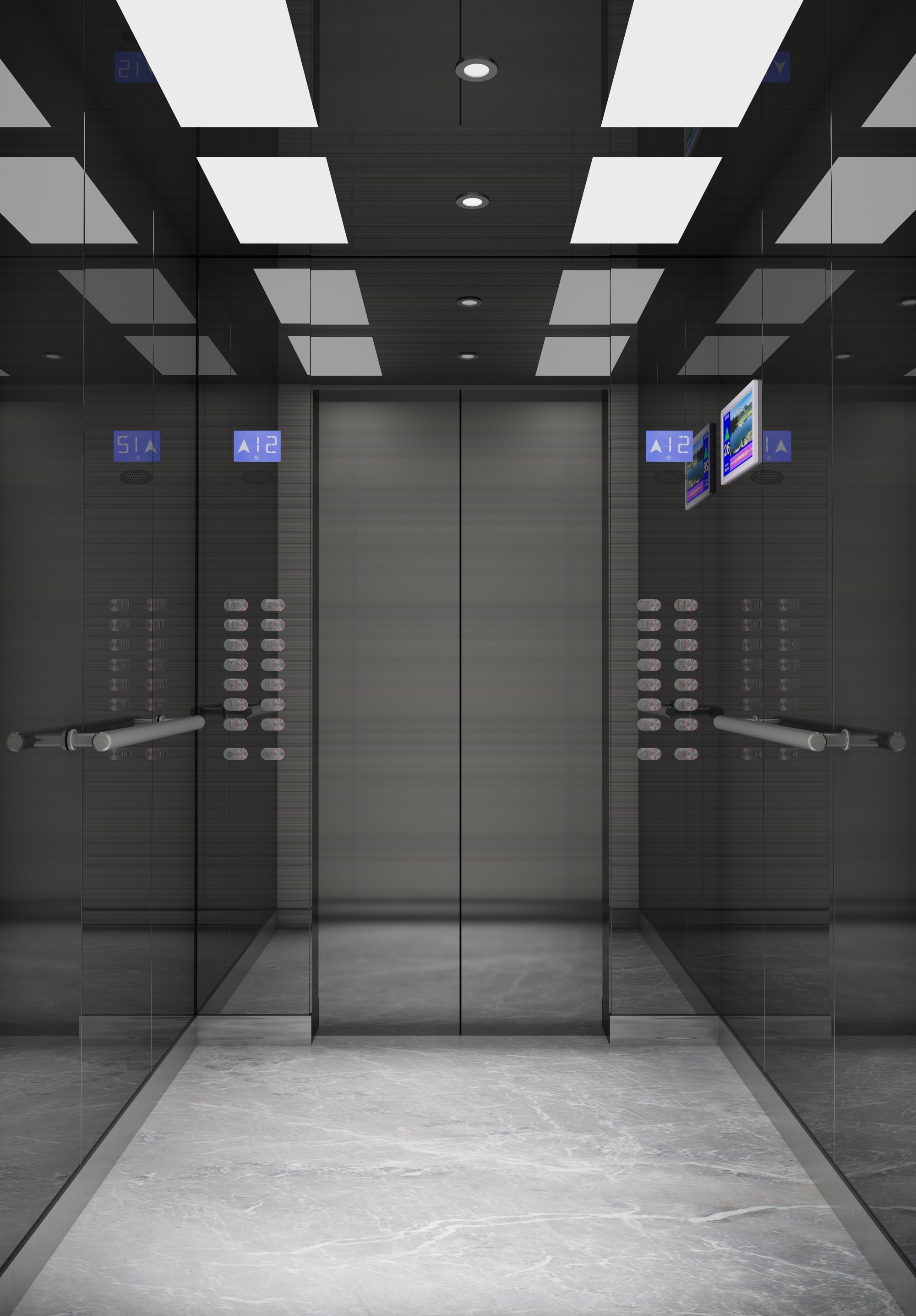 电梯空间与维度|三维|场景|怀念的人 - 原创作品 - 站酷 (zcool)
