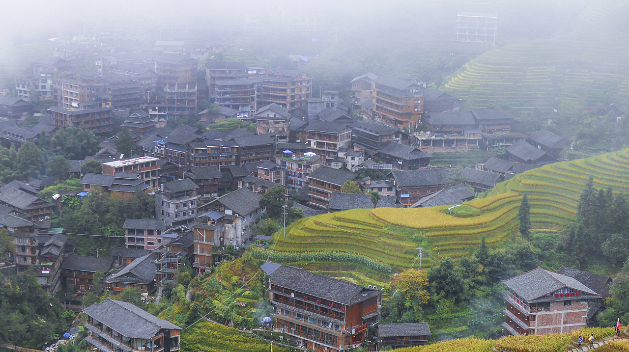 梯田 | 油彩 Painting on Terrace（图ZMjI3Mjc3NzY0） - 风光摄影 - 站酷设计师littlemisery原创素材 - 站酷ZCOOL