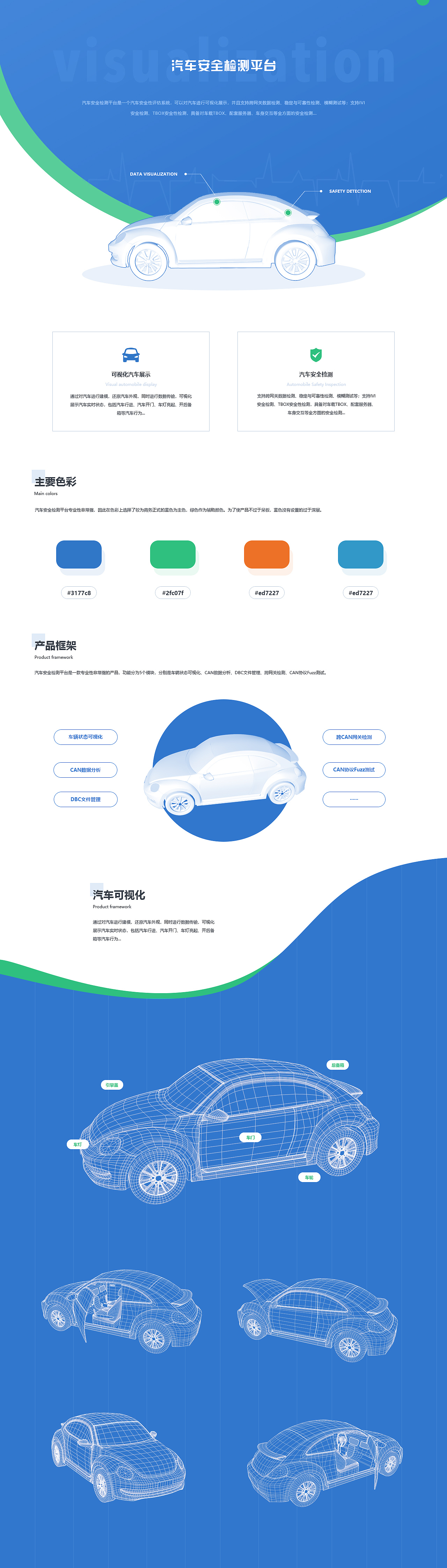 汽车安全检测平台