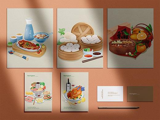 美食插画