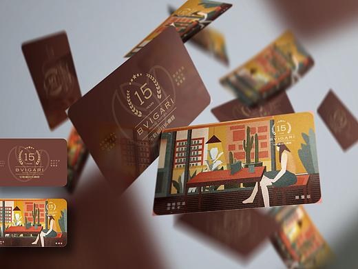 咖啡品牌15周年店庆KV设计