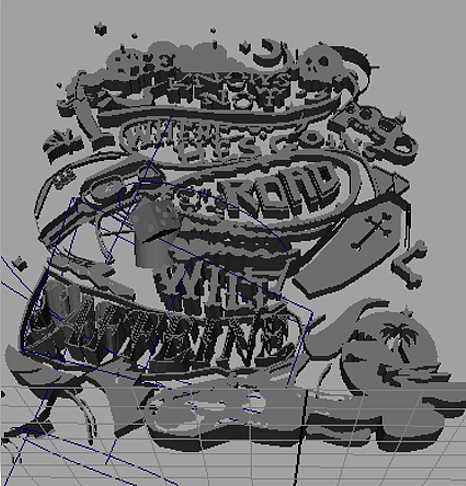 三维字体设计（图ZNTE2MDQyMjg=） - 其他三维 - 站酷设计师CaffeineM原创素材 - 站酷ZCOOL