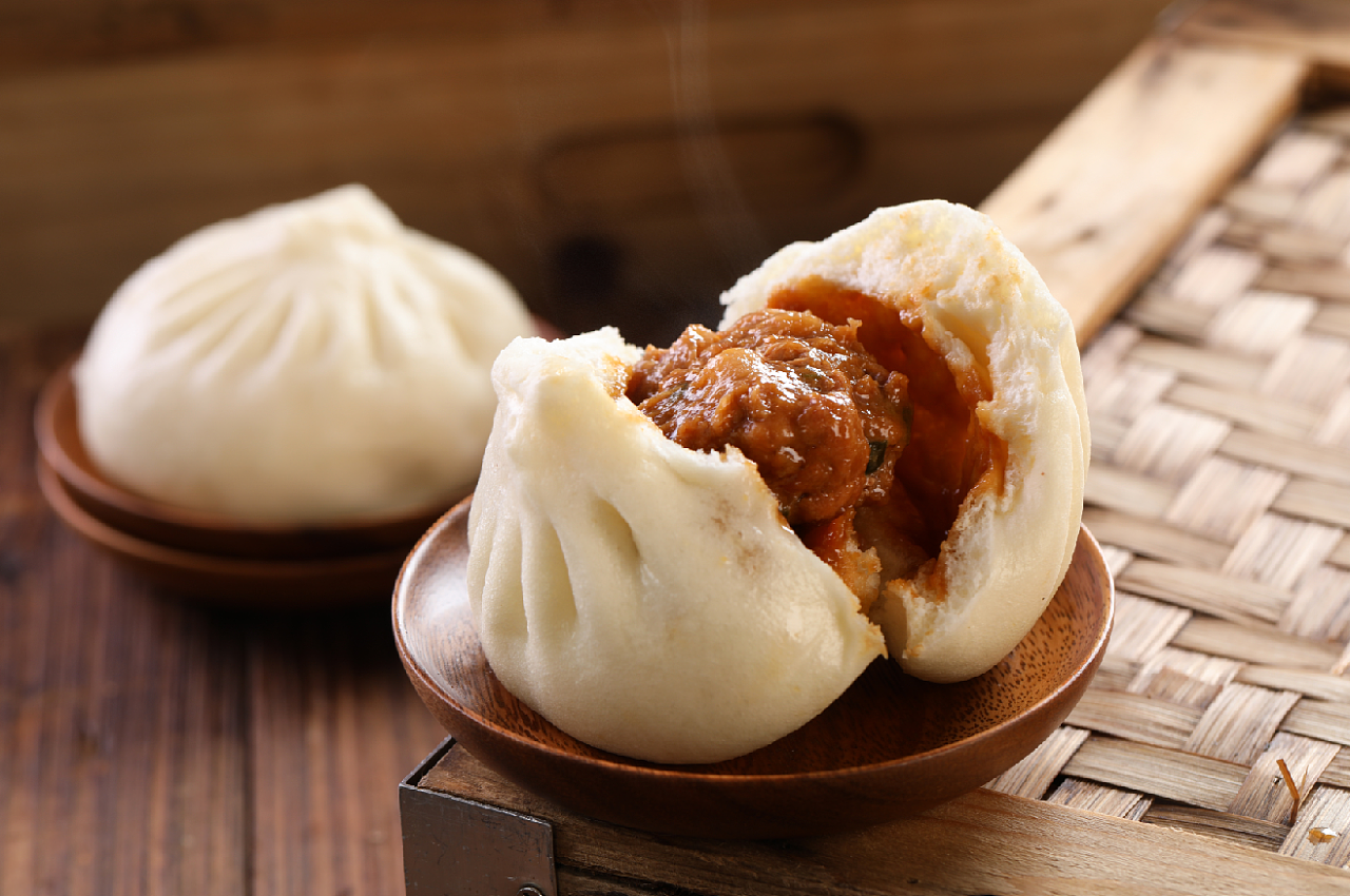 久号食堂鲜肉包摄影