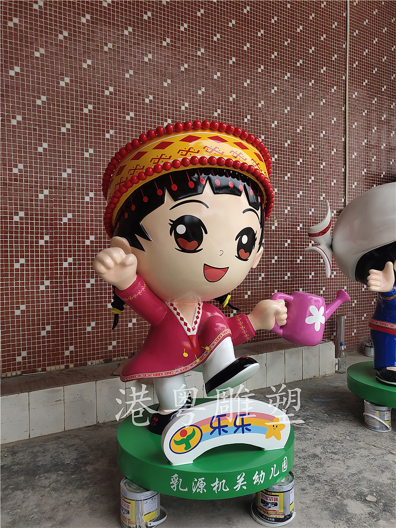 乳源机关幼儿园玻璃钢校园幼儿园吉祥物卡通雕塑摆件（图ZMjM4Nzk0MjIw） - 雕塑 - 站酷设计师港粤雕塑艺术厂家原创素材 - 站酷ZCOOL