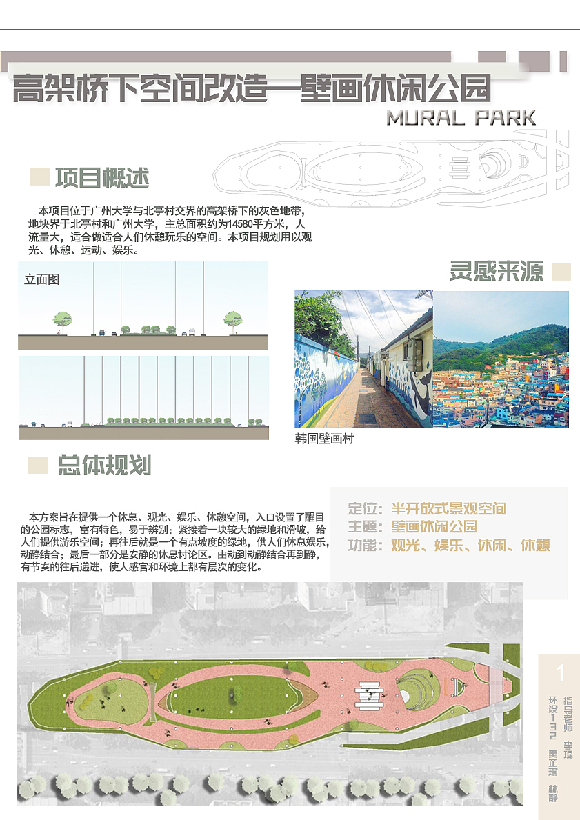 高架桥下空间改造-壁画休闲公园（图ZMTM1ODUxODEy） - 景观设计 - 站酷设计师fan1120原创素材 - 站酷ZCOOL