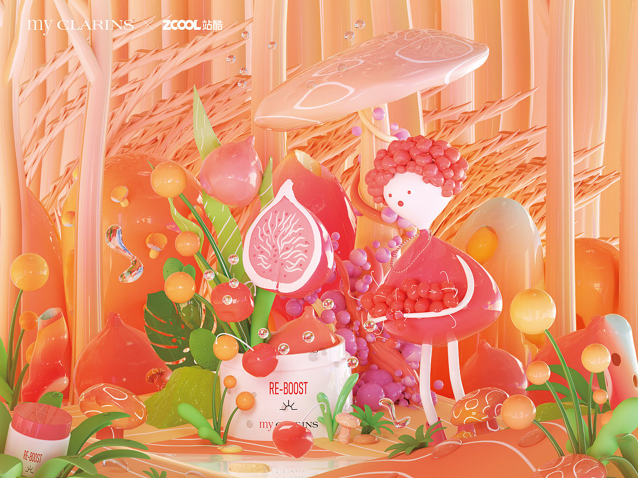 # my CLARINS 寻找天然好食肌 #甜美时光